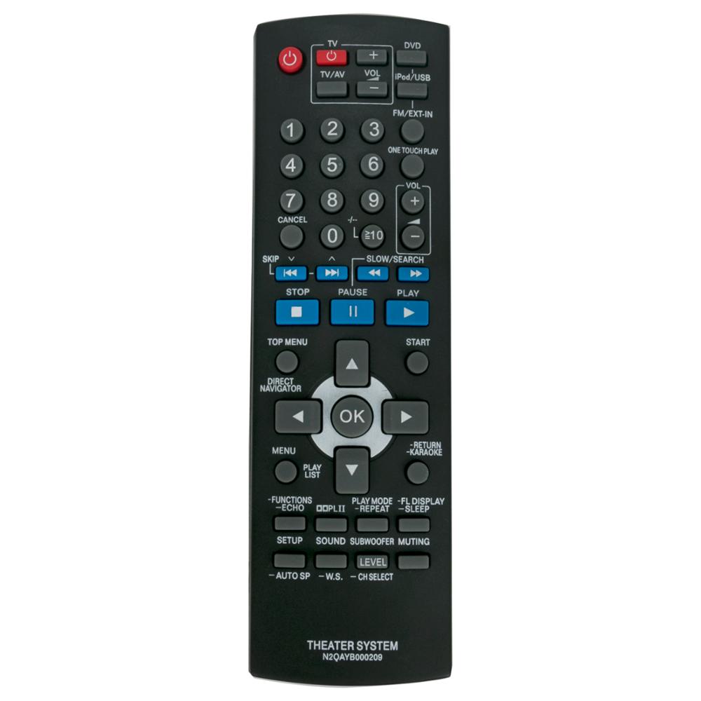 Home Cinema Panasonic - Nieuwe N2qayb000209 Vervangen Afstandsbediening Sub N2qayb000207