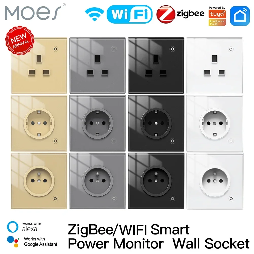 Home Cinema Alexa - Moes ZigBee stopcontact WIFI Smart Glass