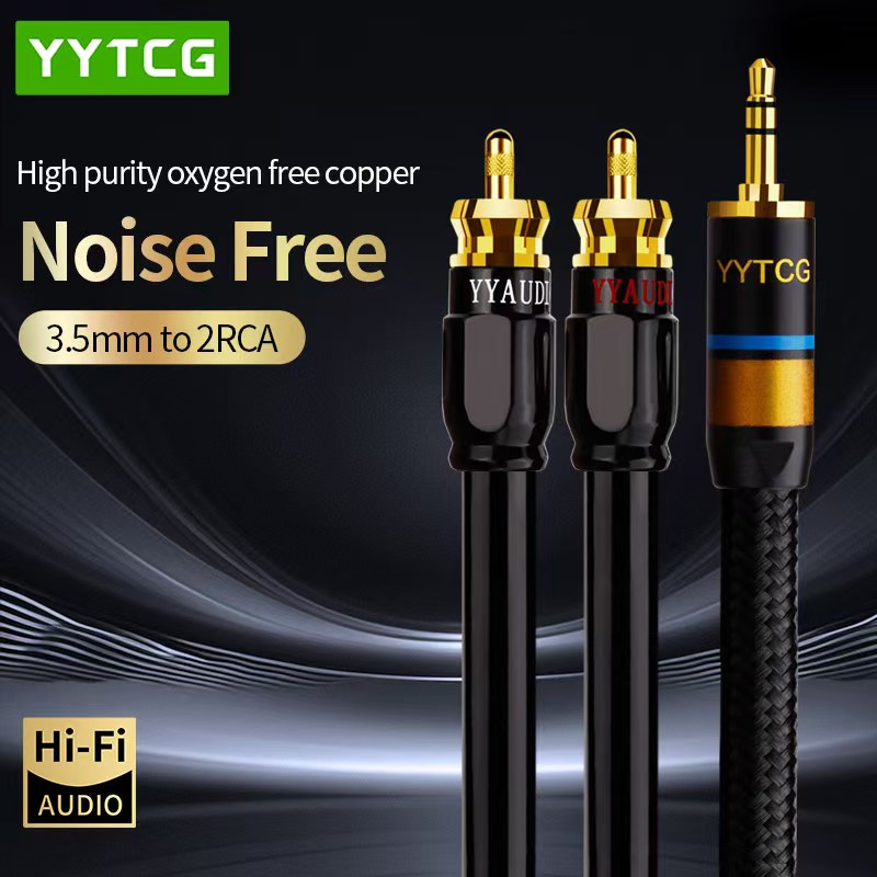 Home Cinema Pc - YYTCG RCA Kabel HiFi Stereo 3.5mm