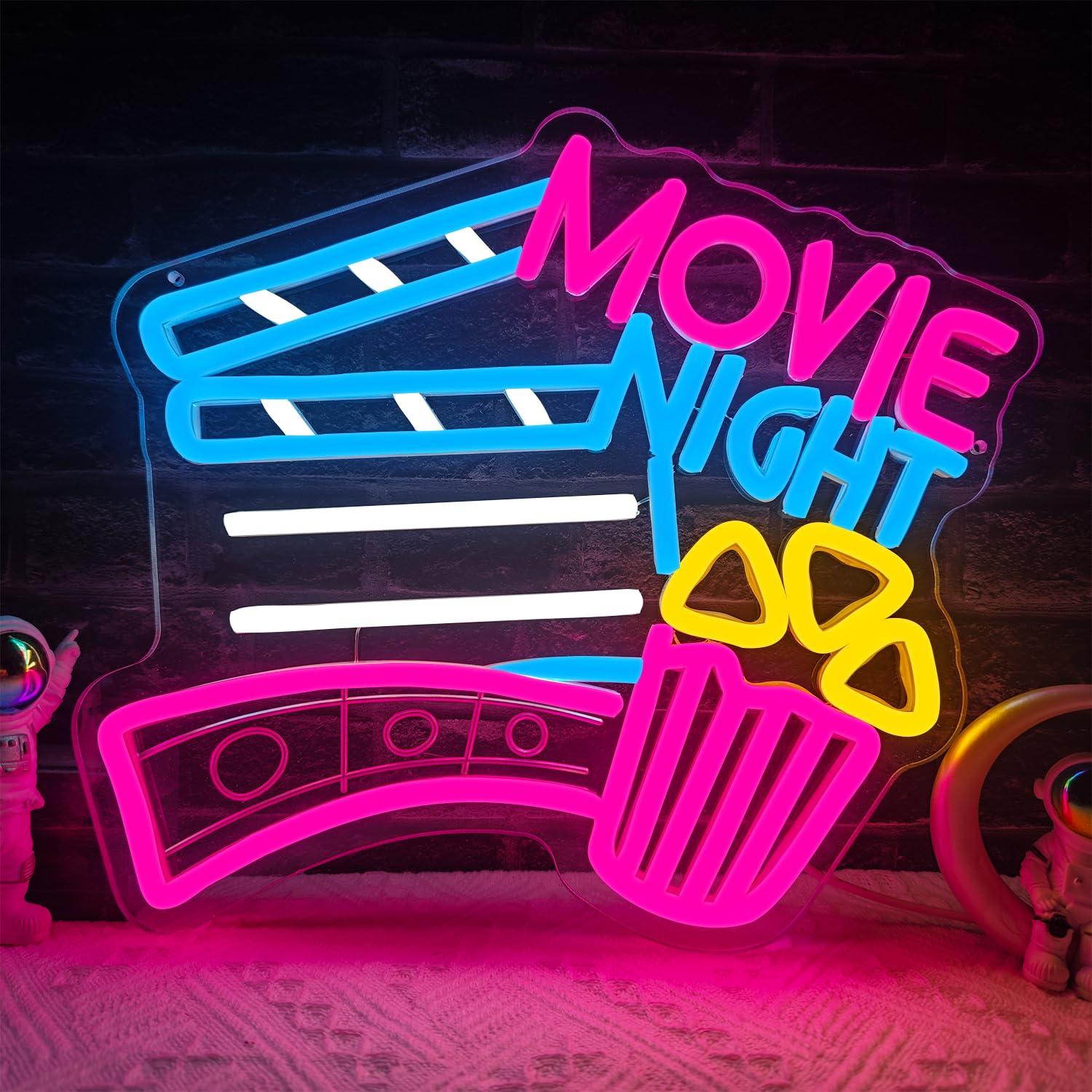 Home Cinema Wall Lights - Filmavond Neonlicht USB Dimbaar LED Neonlicht