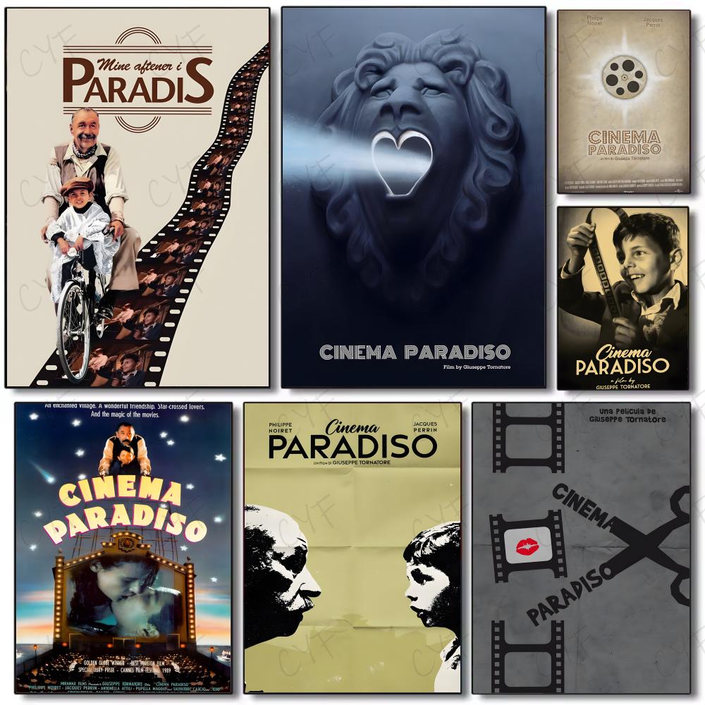 Home Cinema The Drama - nostalgische dramafilm C-Cinema Paradiso Poster Schilderij