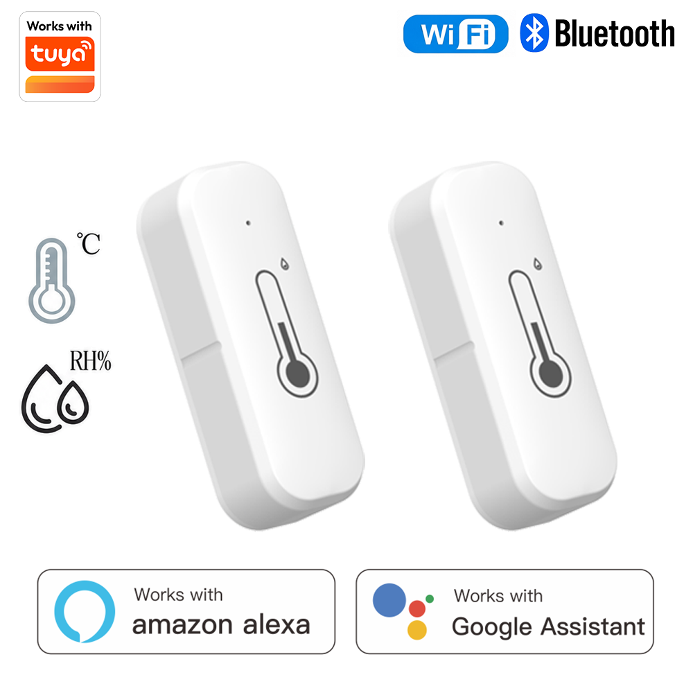 Home Cinema Alexa - Tuya temperatuur- en vochtigheidssensor Wi-Fi Bluetooth-connectiviteit