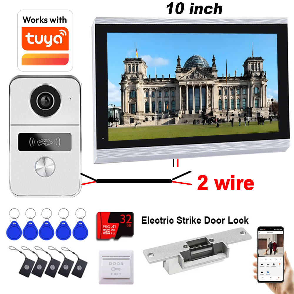 Home Cinema Wall Panels - Nieuw 2-draads Tuya Wifi Video Intercom