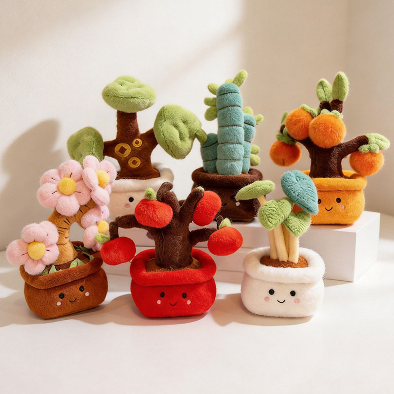 Home Cinema Apple - 25 cm Kawaii Ingemaakte Knuffel Zachte
