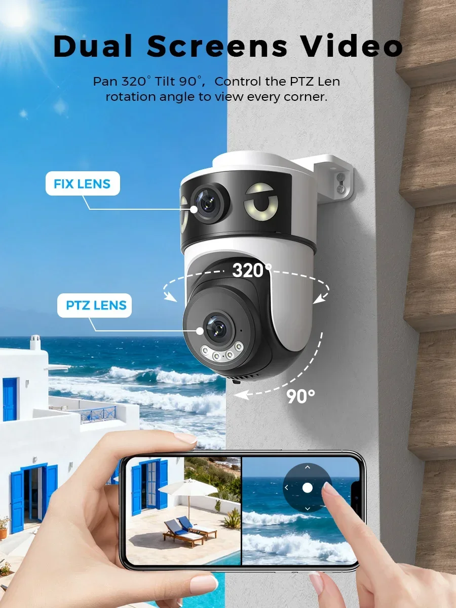 Home Cinema Wall Panels - 10MP 5K Dual Lens Dubbele Schermen