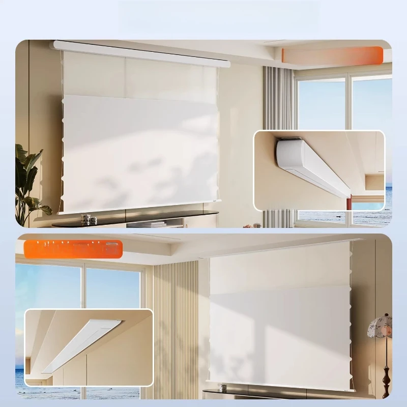 Home Cinema Wall Lights - Huishoudelijk anti-licht projectiescherm ingebouwd Ultra HD
