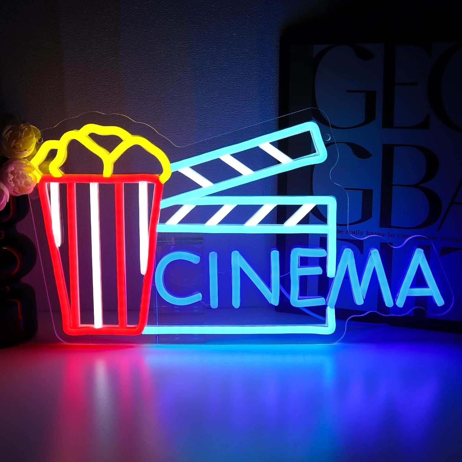Home Cinema Wall Lights - Bioscoop Neon Licht Kunst Wandlamp USB