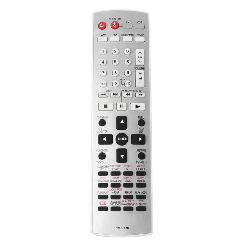Home Cinema Panasonic - Afstandsbediening Vervanging voor Panasonic EUR7722X10 DVD