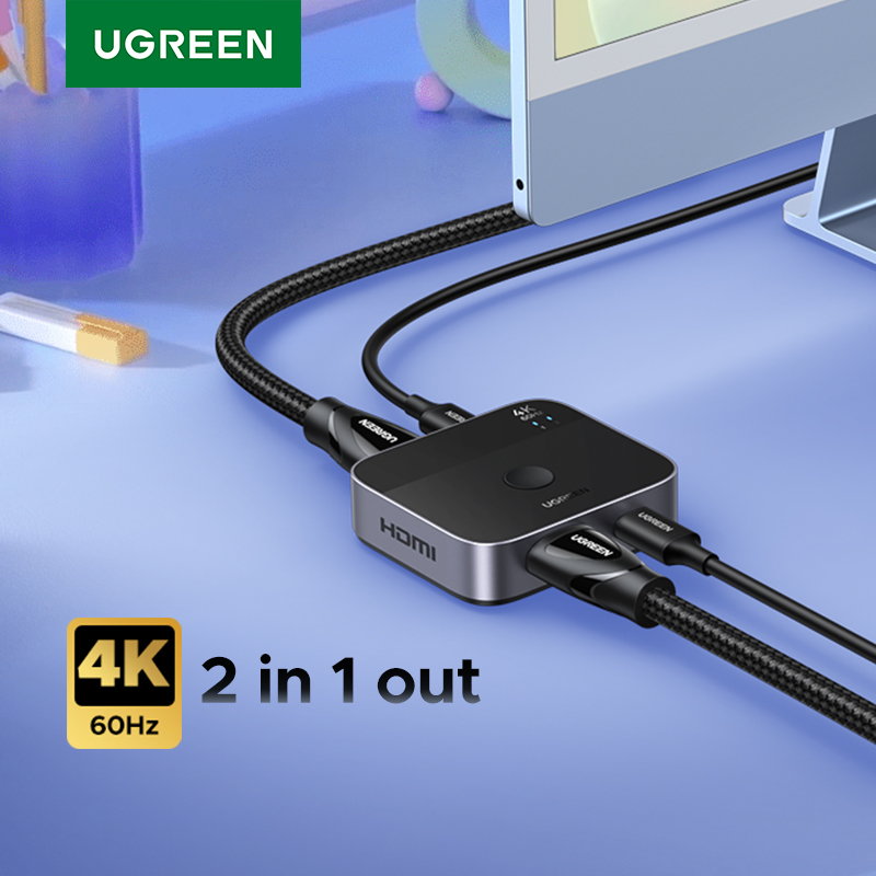 Home Cinema Pc - UGREEN HDMI USB C-schakelaar 2 in