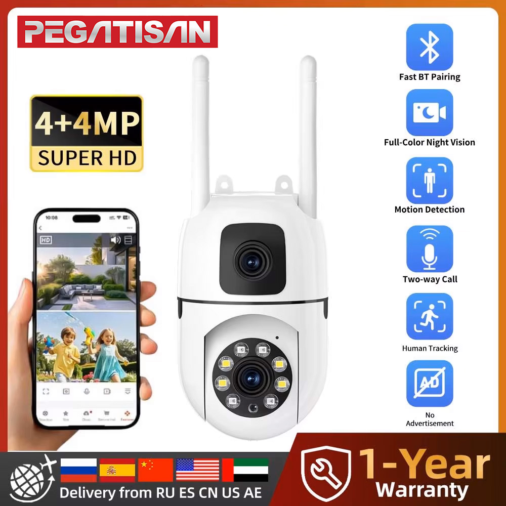 Home Cinema Wall Panels - 8MP HD Wifi Surveillance PTZ-camera Buiten