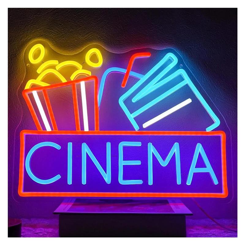 Home Cinema Wall Lights - Cinema Neon Sign USB-aangedreven dimbaar neonlicht