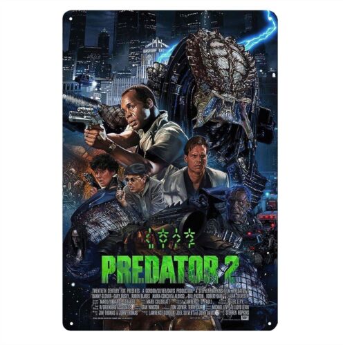 Home Cinema Decor - Predator 2 film metalen poster blikken