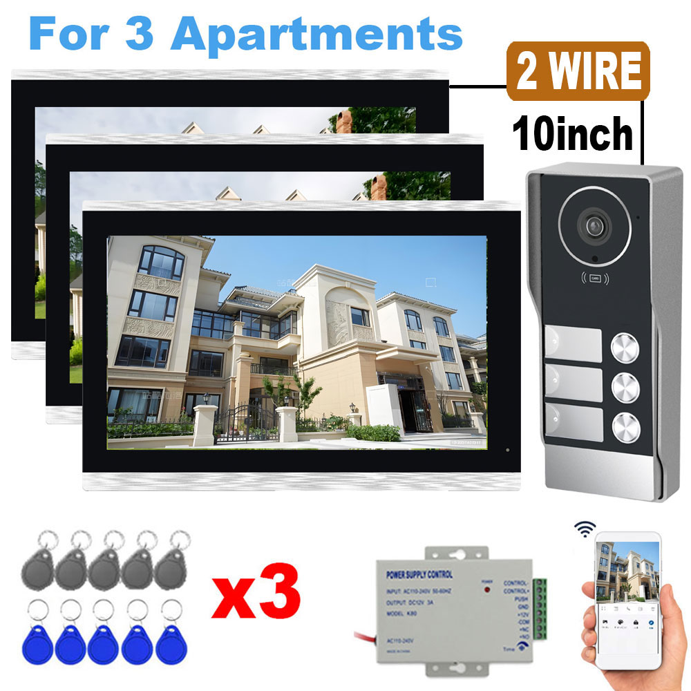 Home Cinema Wall Panels - TUYA 5G WIFI 2-3-Unit Appartementen Intercom