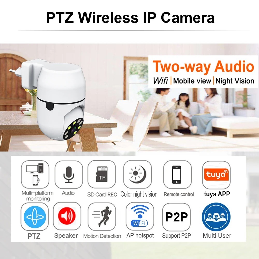 Tuya Draadloze Camera IP HD Tu - Home Cinema Panasonic recensie en prijs