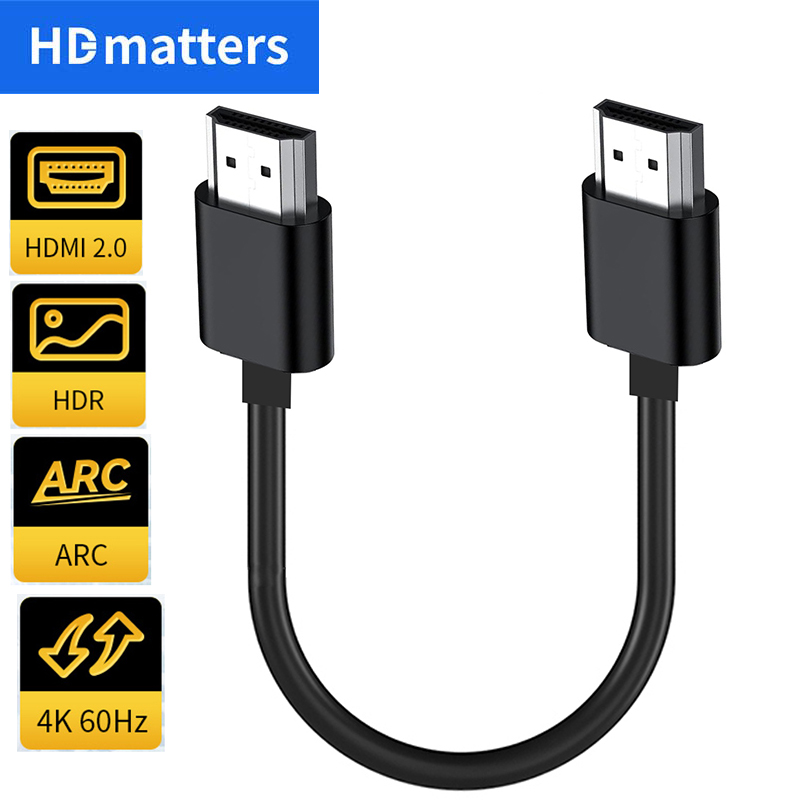 Ultrakorte HDMI 2.0-kabel 4K 6 - Home Cinema Apple recensie en prijs