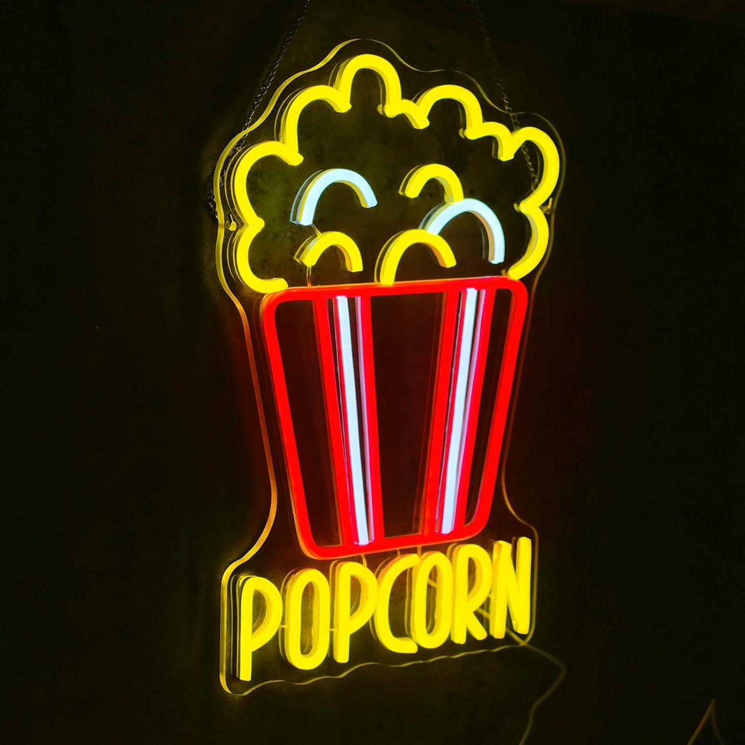 Popcorn-emmer neonbord USB dim - Home Cinema Wall Lights recensie en prijs