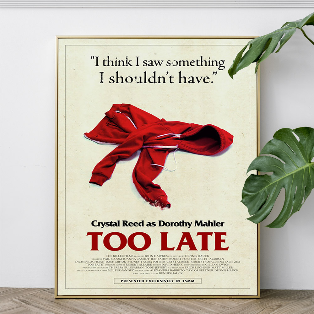 Te laat Drama Film Art Print P - Home Cinema The Drama recensie en prijs