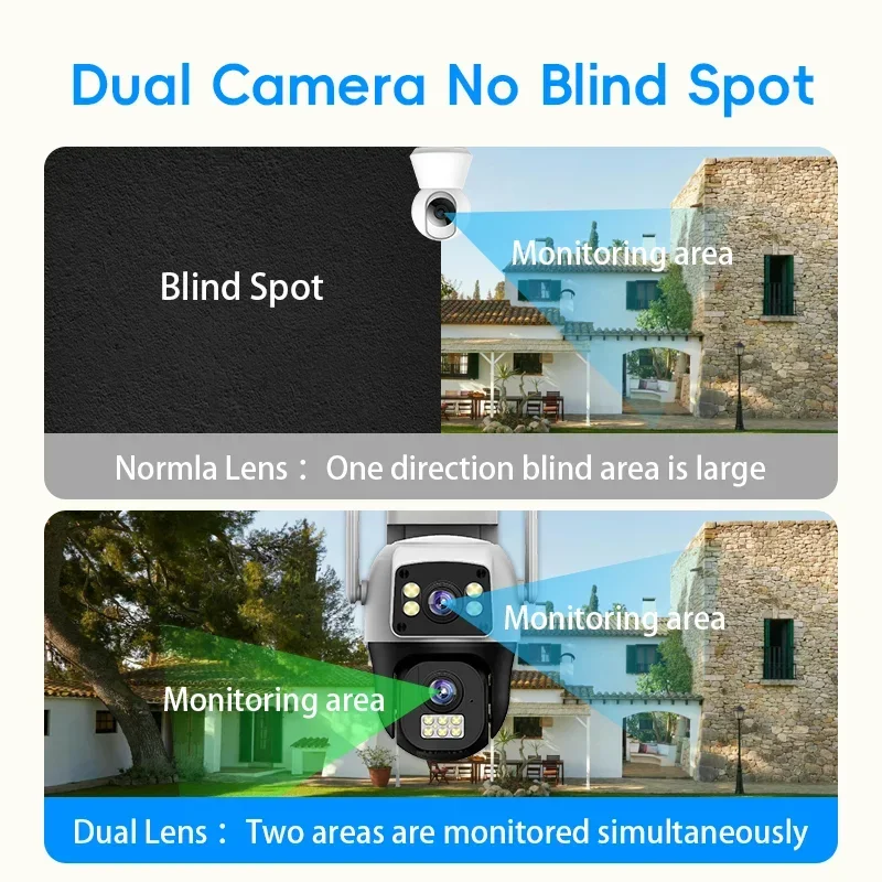 8MP 4K WIFI IP-camera PTZ buit - Home Cinema Wall Panels recensie en prijs