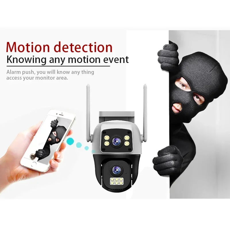8MP 4K WIFI IP-camera PTZ buit - Home Cinema Wall Panels recensie en prijs