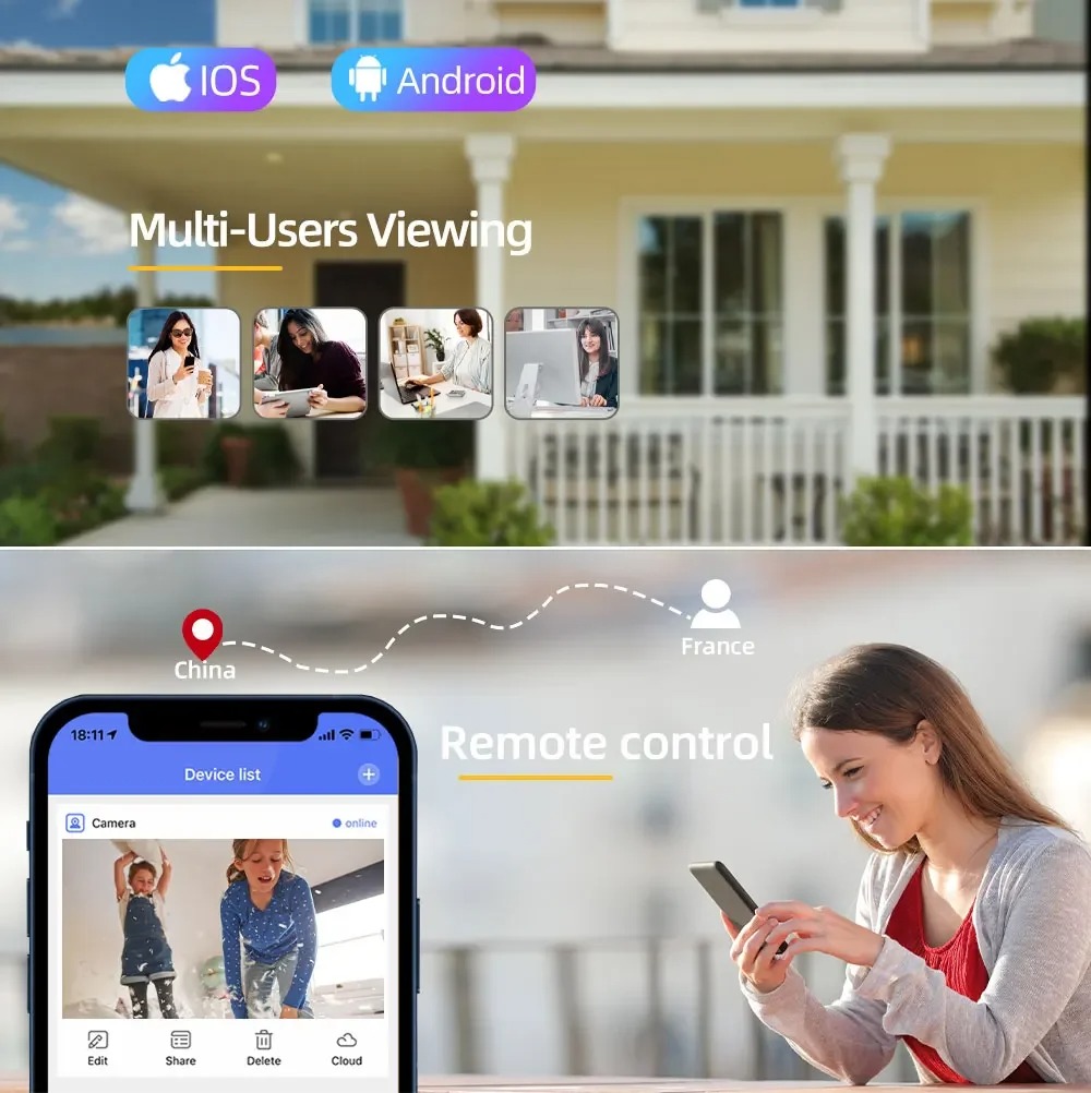 20MP bewakings-wifi-camera met - Home Cinema Wall Panels recensie en prijs