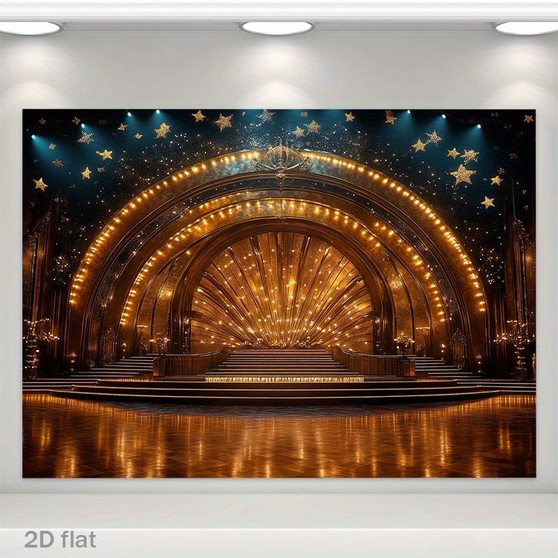 Luxe gouden theaterpodium boog - Home Cinema Wall Lights recensie en prijs