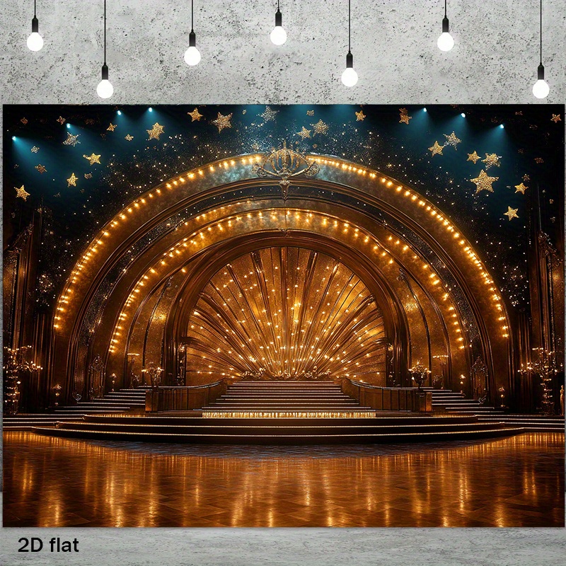 Luxe gouden theaterpodium boog - Home Cinema Wall Lights recensie en prijs