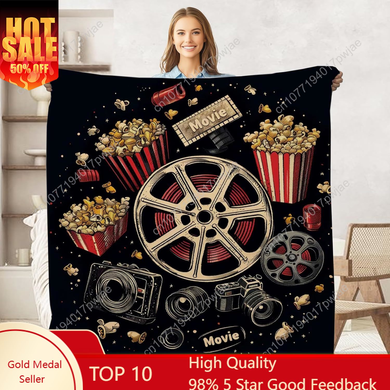 Movie Ticket Popcorn Gooi Deke - Home Cinema Kids recensie en prijs