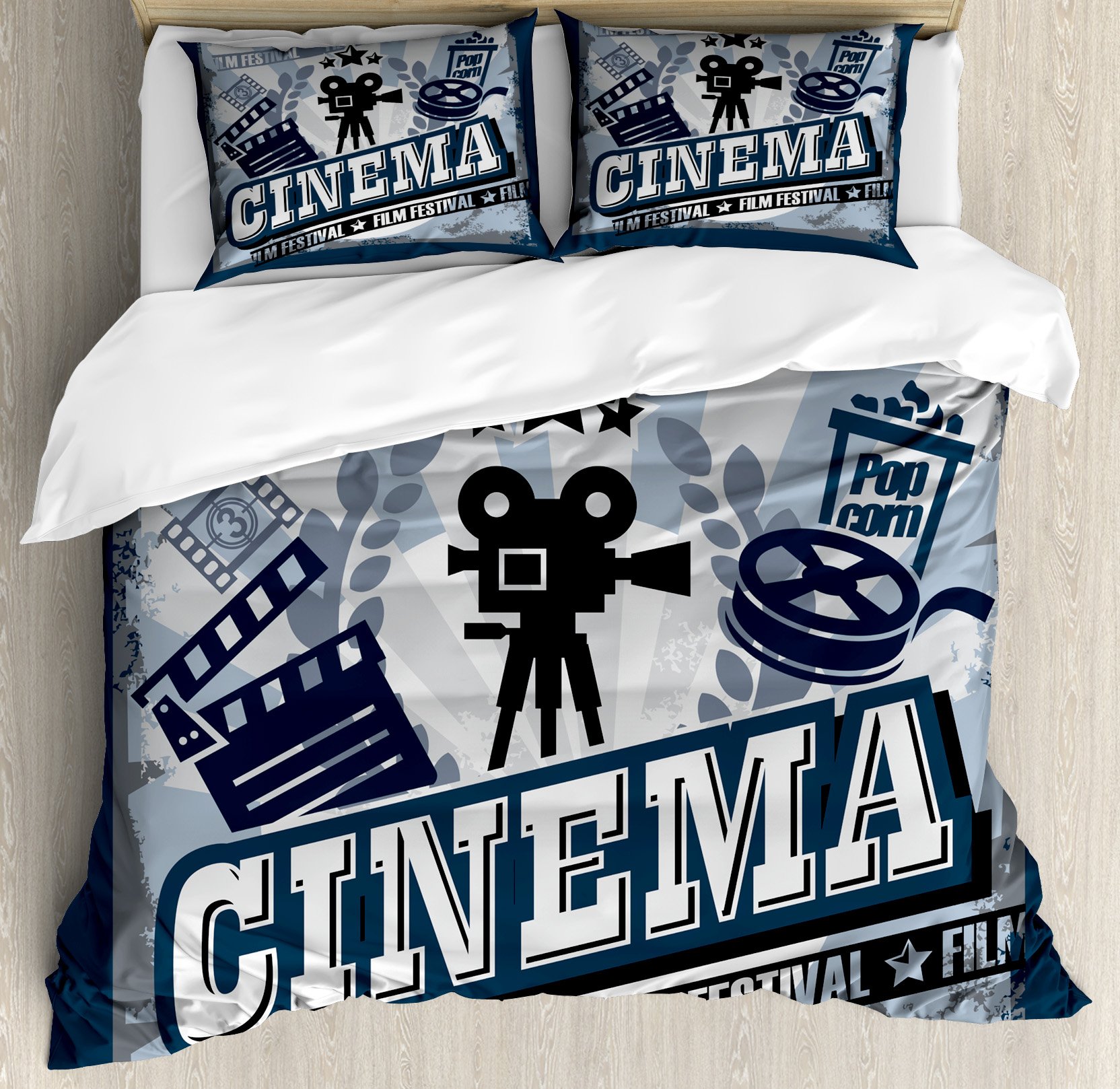 Vintage bioscoopkaart dekbedov - Home Cinema Kids recensie en prijs