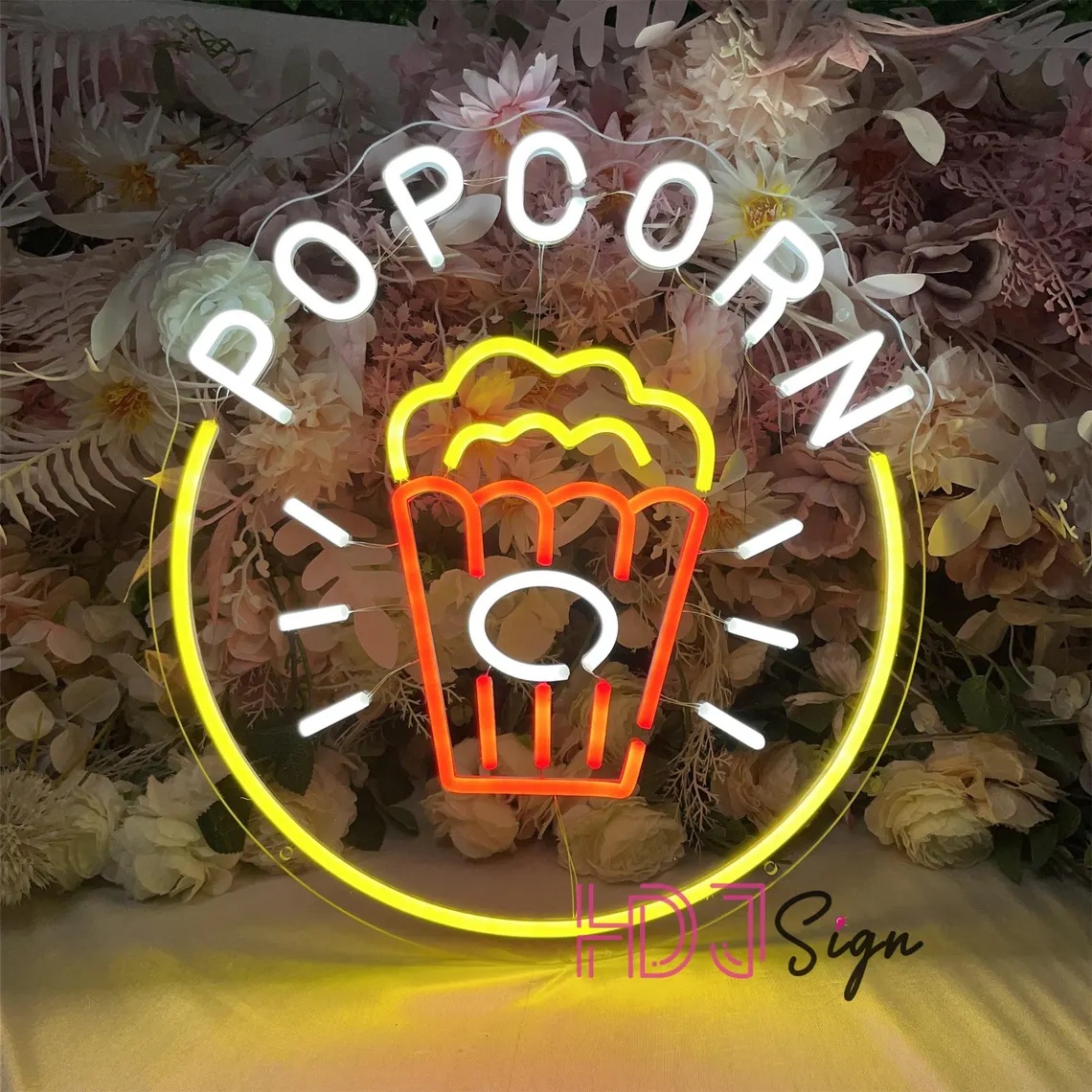 Popcorn LED-neonreclamebord, n - Home Cinema Wall Lights recensie en prijs