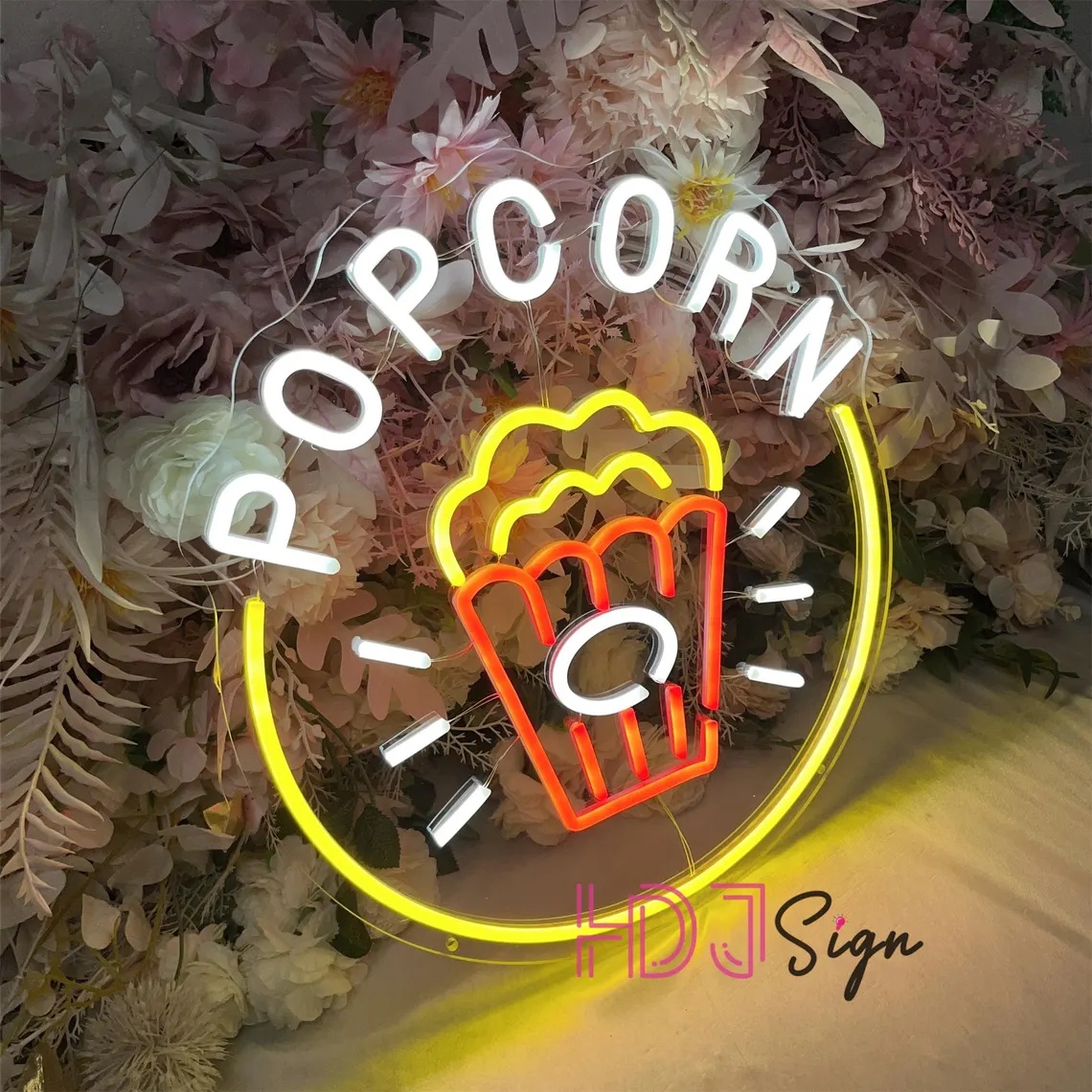Popcorn LED-neonreclamebord, n - Home Cinema Wall Lights recensie en prijs