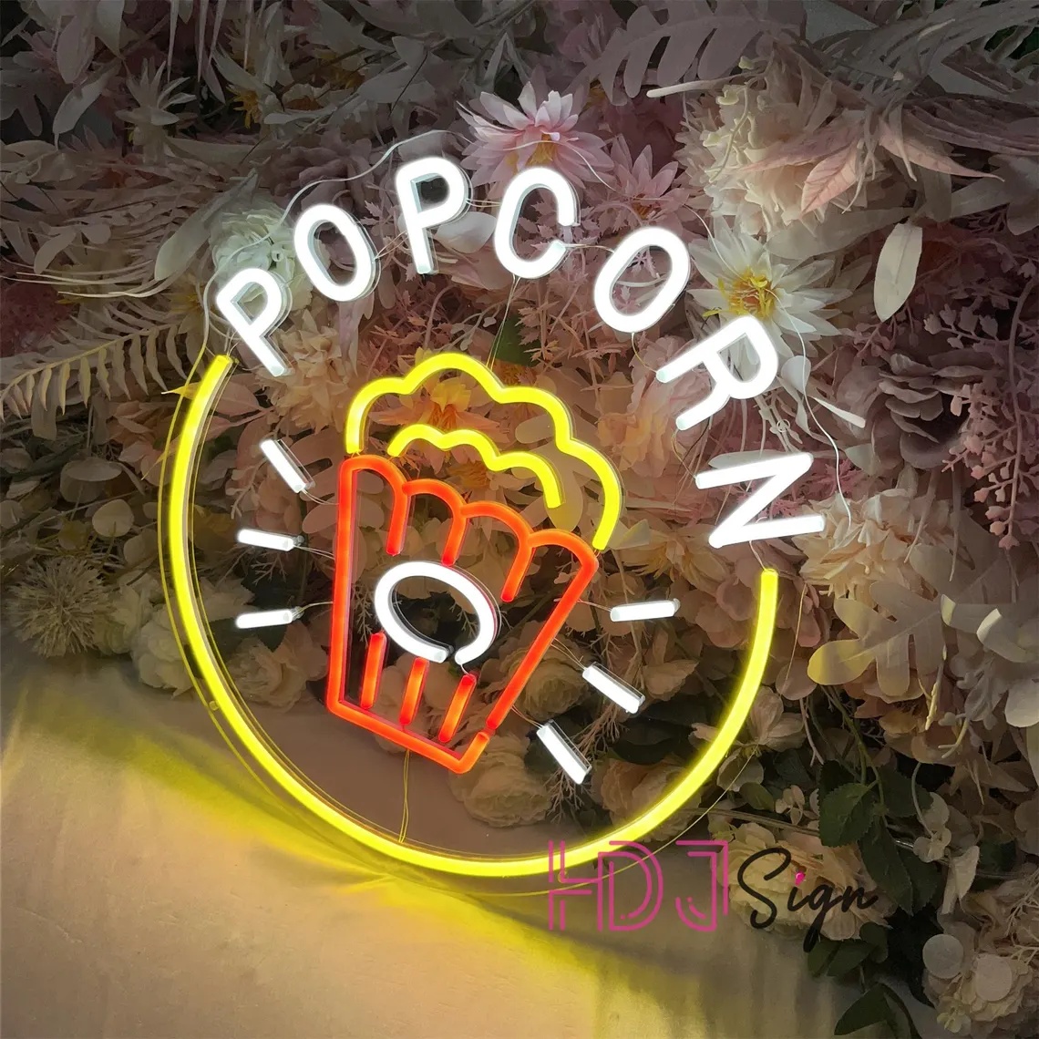Popcorn LED-neonreclamebord, n - Home Cinema Wall Lights recensie en prijs