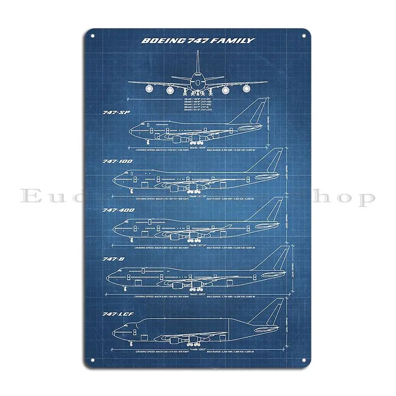 Boeing 747 Familie Blauwdruk L - Home Cinema Wall Lights recensie en prijs