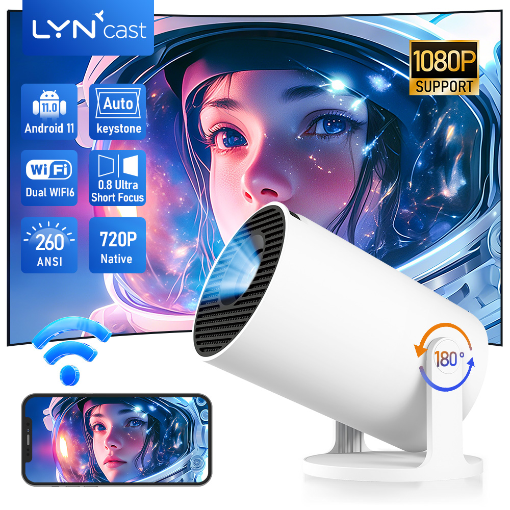 LynCast Projector X1BQ 4K Andr - Home Cinema Entertainment recensie en prijs