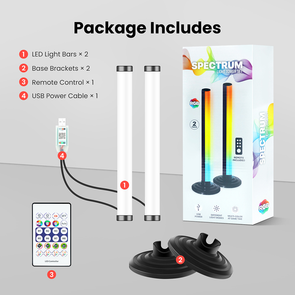 5V Smart LED Hoekvloerlamp RGB - Home Cinema App recensie en prijs