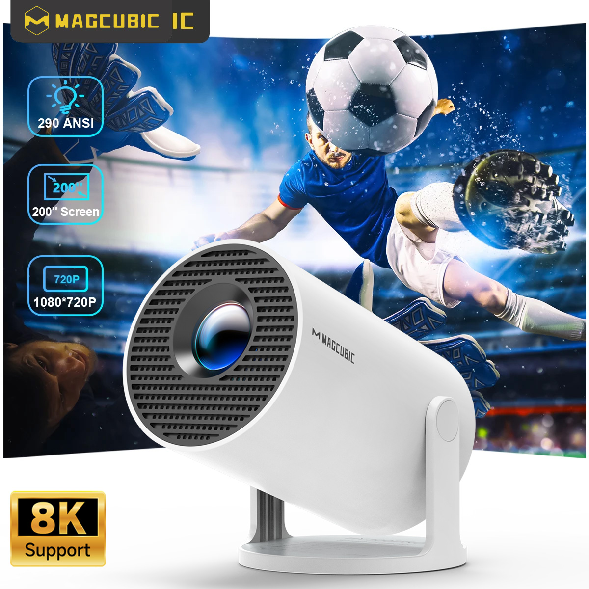 Magcubic 8K Android 14 HY300 P - Home Cinema Entertainment recensie en prijs