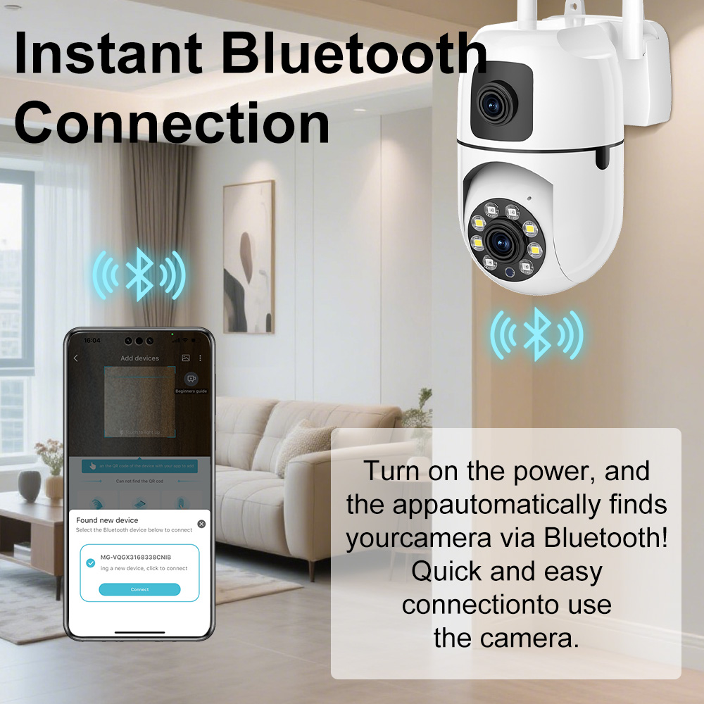 8MP HD Wifi Surveillance PTZ-c - Home Cinema Wall Panels recensie en prijs