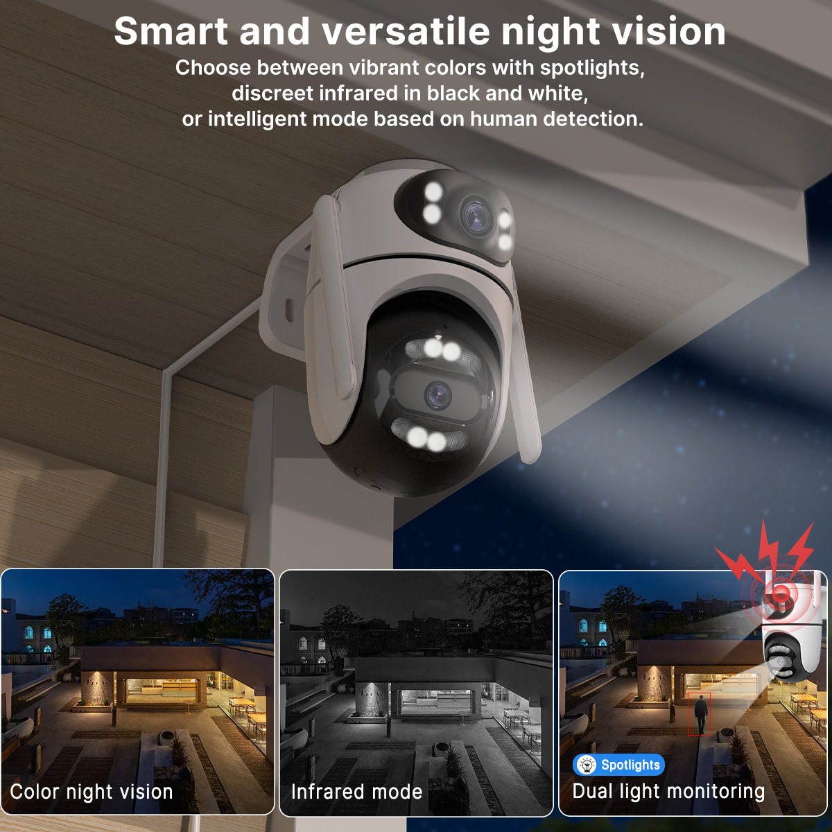 8MP 4K HD Wifi PTZ-camera iCse - Home Cinema Wall Panels recensie en prijs