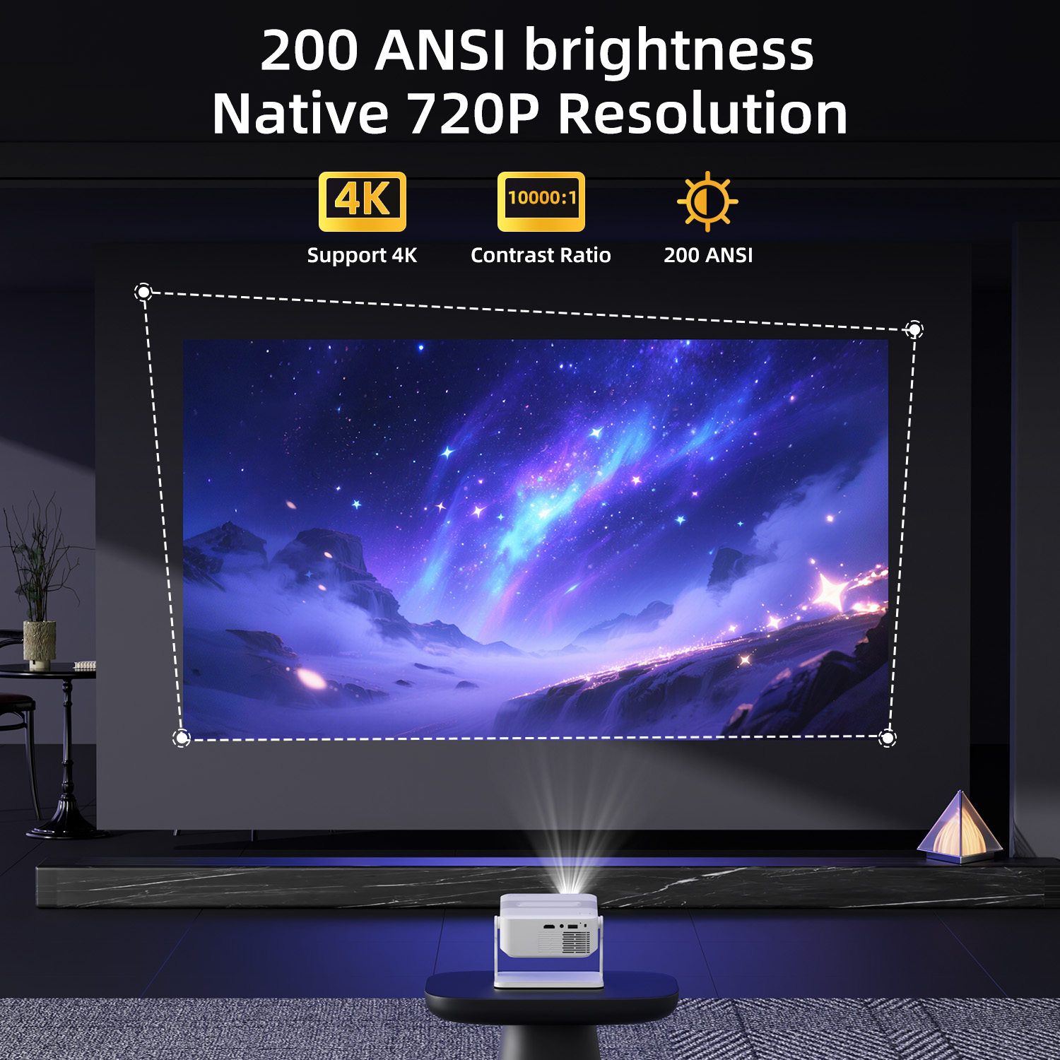 Xnano Projector HA109 4K Andro - Home Cinema Entertainment recensie en prijs