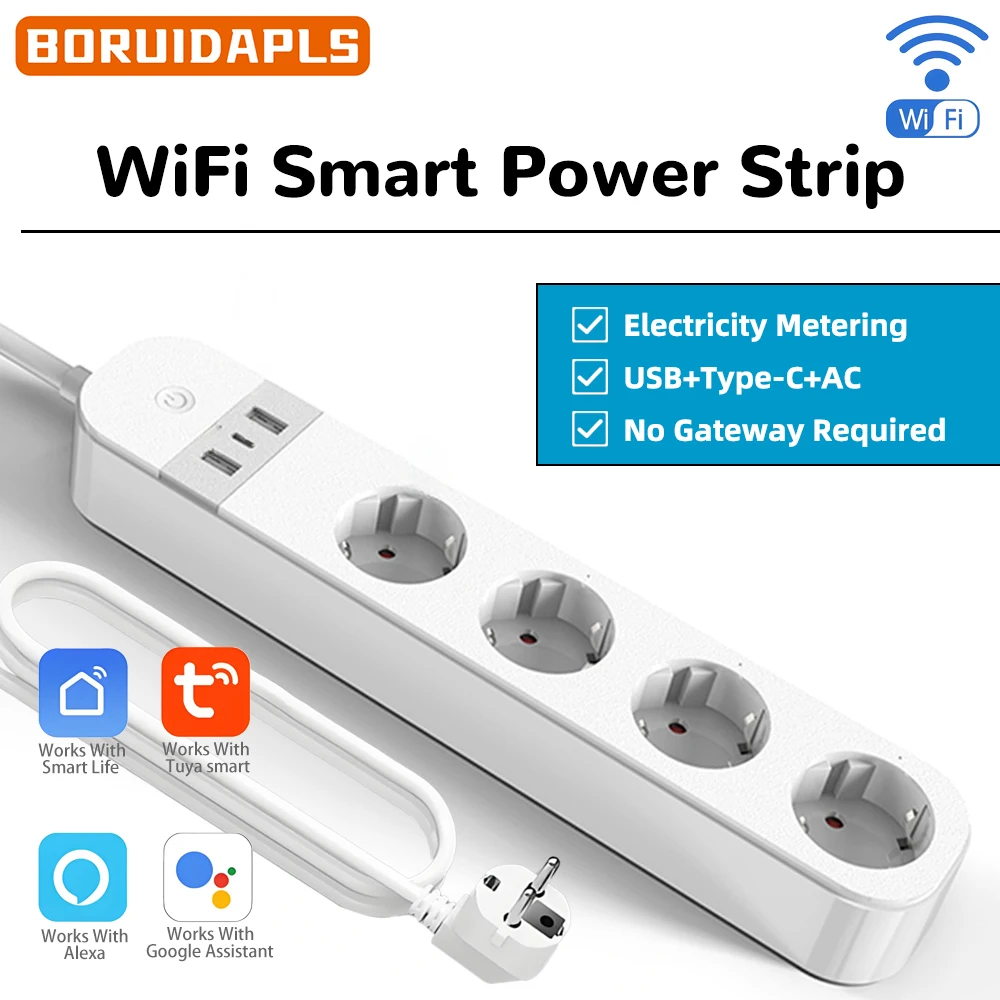 BORUIDAPLS EU-stekker WiFi Sma - Home Cinema Alexa recensie en prijs