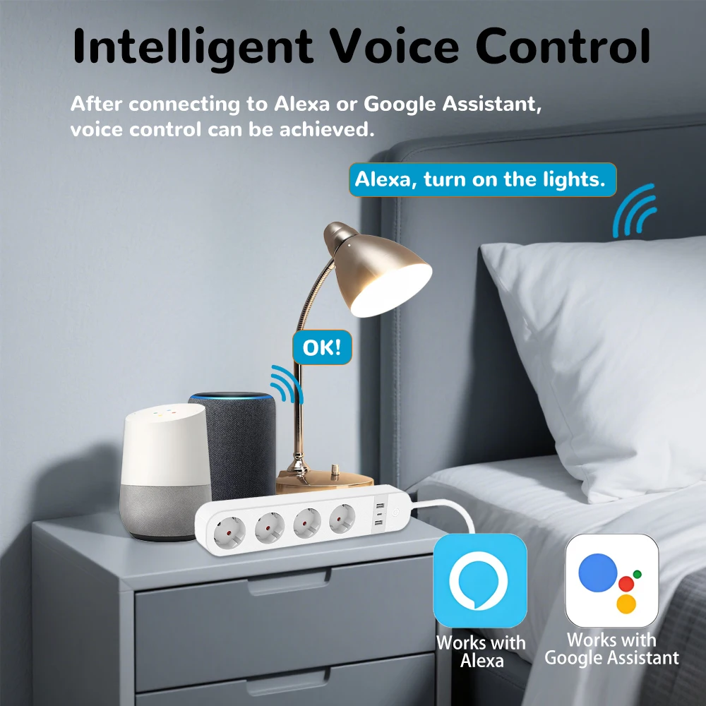 BORUIDAPLS EU-stekker WiFi Sma - Home Cinema Alexa recensie en prijs