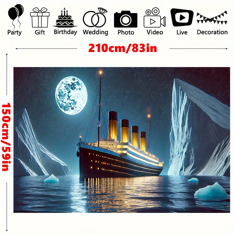Titanic Schip IJsberg Maanlich - Home Cinema The Drama recensie en prijs
