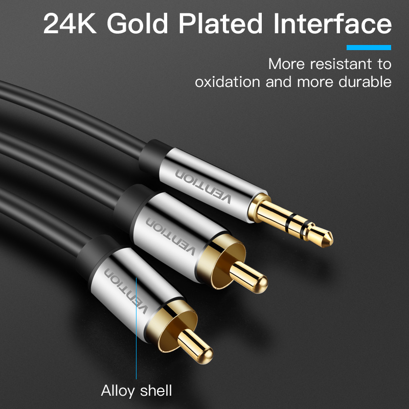 Ventie RCA Kabel 3.5 naar 2rca - Home Cinema Pc recensie en prijs